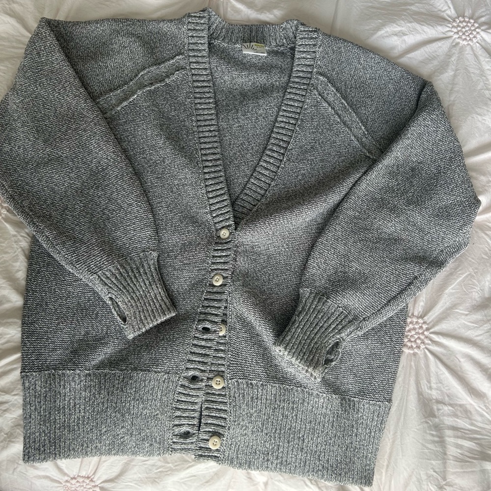 Offline by Aerie Gray Women's Cardigan Sweater